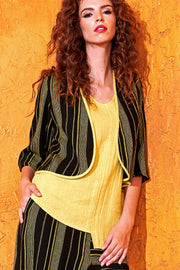 Khangura presents modern short jacket bolero. This is a part of the Urban Neon Collection by Khangura, an Online Boutique offering unique clothing that is artistic and comfy.